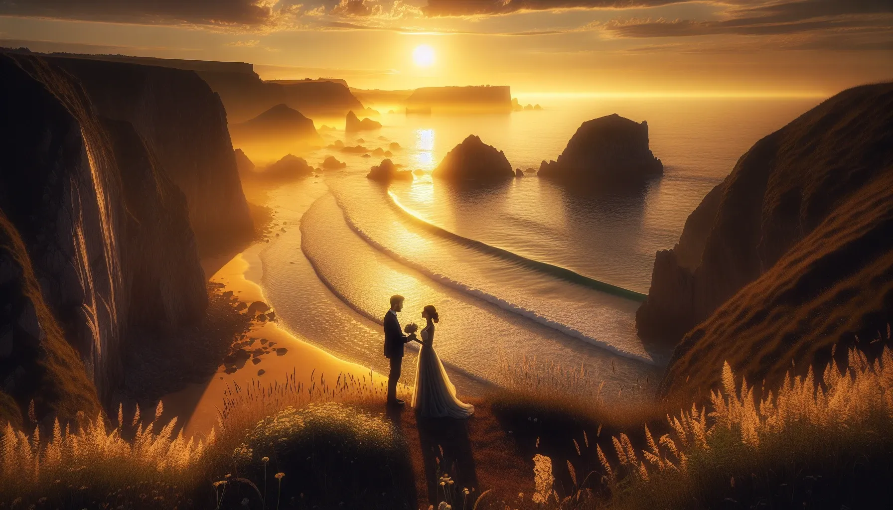 Llanes Elopement Cliff and Cove Guide - Dream Weddings in Nature's Embrace