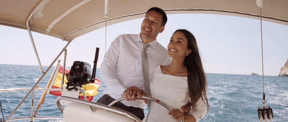 Sailboat Elopement on Mediterranean Sea — Elopement stories · Stories By DJ